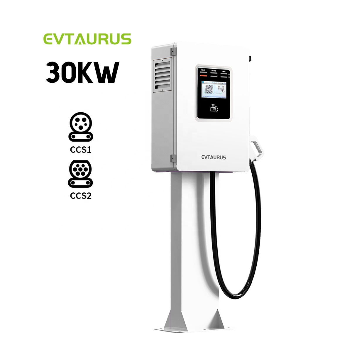 Home Ev Charger - EVTAURUS 파워 스테이션 30KW CCS2 NACS