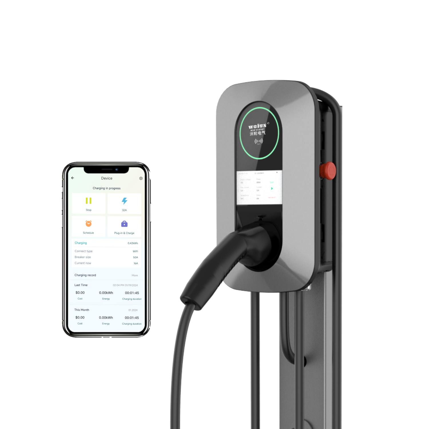 22kW AC 가정용 충전기 EV 월박스 BYD AC  - Wallbox Ev 리뷰 및 가격