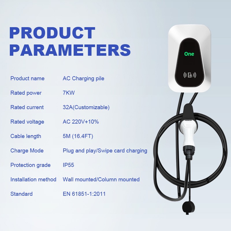 유럽 표준 7kW 타입 2 EV 충전기 카드 리더기 투 - Type 2 Charger 리뷰 및 가격