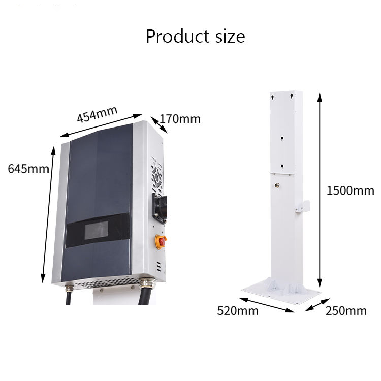 새로운 3상 64A 40KW 스마트 DC CCS EV  - Wallbox Ev 리뷰 및 가격