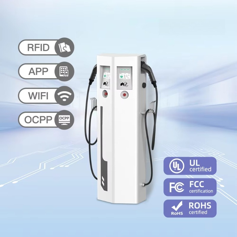 IP65 OCPP CE 인증 플로어형 충전소 64A 2 - Type 2 Charger 리뷰 및 가격